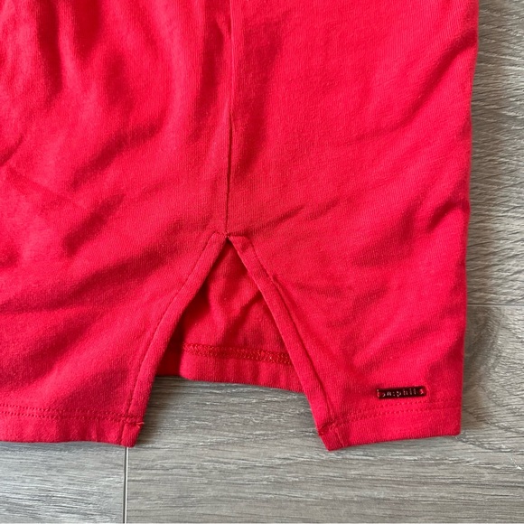 🆕 n:philanthropy Red Rosebud Off the Shoulder Bodycon Long Sleeve Mini Dress - Picture 4 of 12